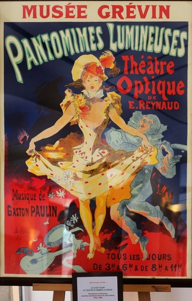  POSTER CHERET JULES PANTOMIMES LUMINEUSES GREVIN 1892