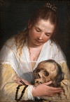 CASOLANI ALESSANDRO UNG YOUNG WOMAN AS WE CONSIDER SKULL 1607