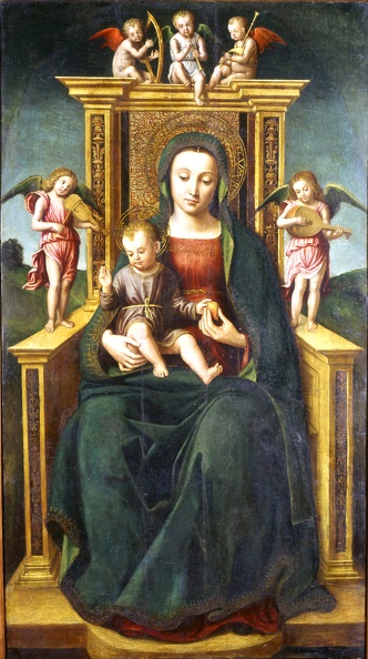 ALBERTINELLI MARIOTTO AND CHILD ENTHRONED GOOGLE POL PE