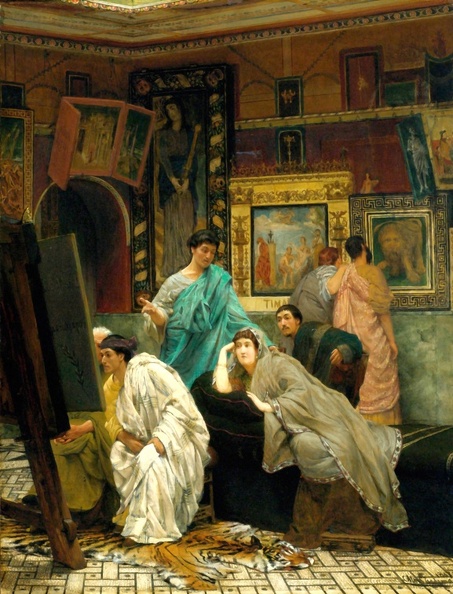 ALMA TADEMA LAWRENCE COLLECTOR OF PICTURES AT TIME OF AUGUSTUS SOTHEBY