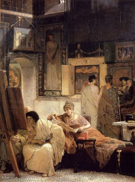 ALMA TADEMA LAWRENCE PICTURE GALLERY ALSO KNOWN AS BENJAMIN CONSTANT