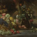 ANDRIEU PIERRE STILLIFE FRUIT AND FLOWERS LO NG