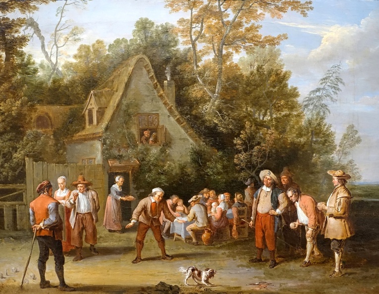 ANGILLIS PIETER GAME OF BOWLS 1727 PORTLAND