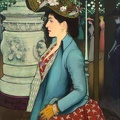 ANQUETIN LOUIS ELEGANT WOMAN AT ELYSEE MONTMARTRE CHICA