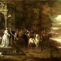 ANRAEDT PIETER VAN LEAVETAKING OF CAPTAIN HENDRIK DE SANDRA 1619 1707 SENT OFF BY HIS WIFE AND CHILDREN 1661 RIJK
