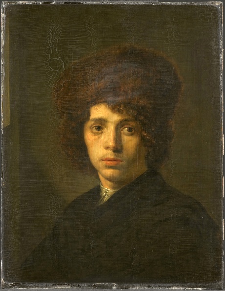 BAILLY DAVID YOUNG MAN IN FUR HAT 1640 RIJK