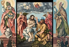 BALDUNG GRIEN HANS TRIPTYCH ST. GIOVANNI BATTISTA 1520