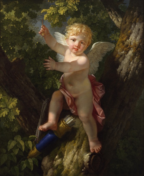 BARBIER JEAN JACQUES FRANCOIS CUPID IN TREE 96.1379 OF FINE ARTS