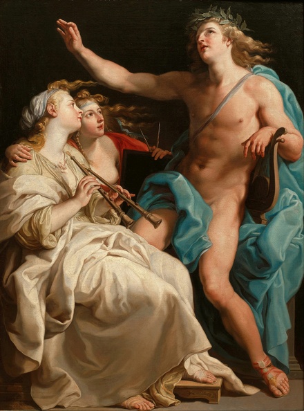BATONI POMPEO APOLLO AND TWO MUSES WKSP GOOGLE 1741