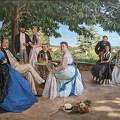 BAZILLE JEAN FREDERIC REUNION DE FAMILLE FAMILY REUNION 1867 68