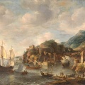 BEERSTRATEN JAN ABRAHAMSZ DUTCH SHIPS IN FOREIGN PORT 1658 RIJK