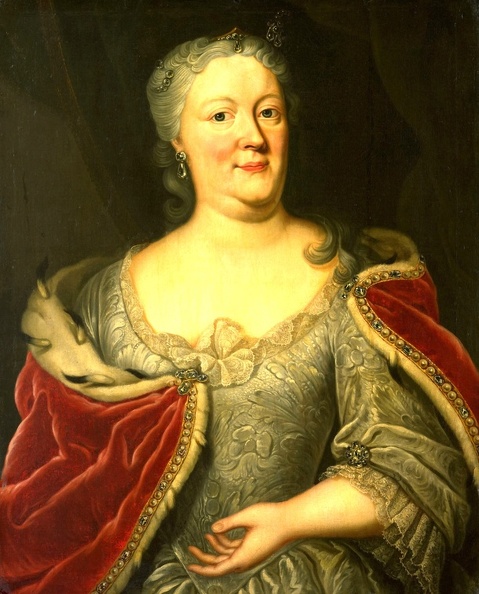 BEHR JOHANN PHILIPP MARIA LUISA VAN HESSEN KASSEL 1688 1765 WIDOW STADHAUDERA FRISIA JOHAN WILLEM PRINCE OF ORANGE NASSAU 1756 RIJK