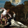 BERNARDINO DA ASOLA DEATH OF ST. PETER MARTYR LO NG