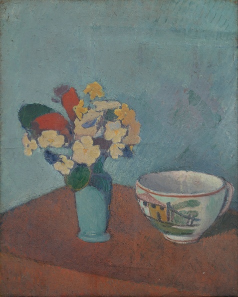 BERNARD EMILE VASE WITH FLOWERS AND CUP GOOGLE