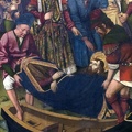 BERNAT MARTIN MOVEMENT OF BODY OF ST. JAMES ELDER TO PALACE OF QUEEN MAGNIFIER 1480 1490 PRADO