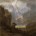 BIERSTADT ALBERT ROCKY MOUNTAINS LANDER S PEAK 1863