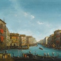BISON GIUSEPPE BERNARDINO VENICE REGATTA ON GRAND CANAL