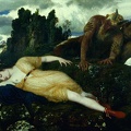 BOCKLIN ARNOLD SLEEPING DIANA WATCHED BY TWO FAUNS GOOGLE