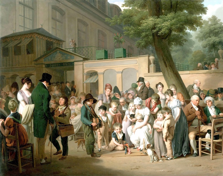 BOILLY LOUIS LEOPOLD AT ENTRANCE TO CAFE TURKISH GARDENS GETTY