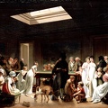BOILLY LOUIS LEOPOLD GAME OF BILLIARDS HERMITAGE