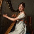 BOILLY LOUIS LEOPOLD OUNG HARPIST YALE