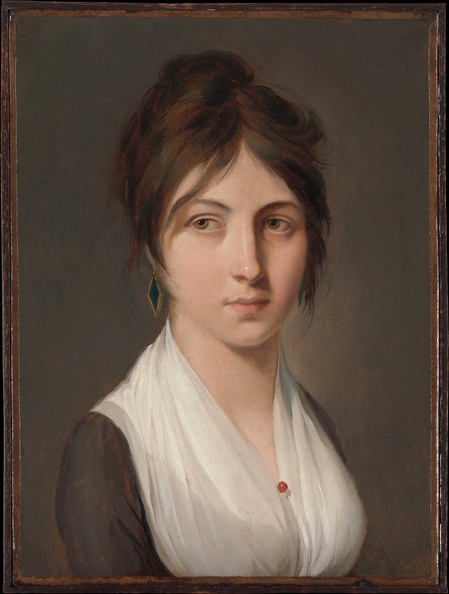 BOILLY LOUIS LEOPOLD PRT OF YOUNG WOMAN MET