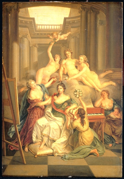 BOLOMEY BENJAMIN SAMUEL SOPHIA FREDERICA WILHELMINA OF PRUSSIA 1751 1820 WIFE OF PRINCE WILLIAM OF V IN TEMPLE ARTS 1790 RIJK