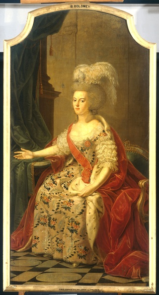 BOLOMEY BENJAMIN SAMUEL SOPHIA FREDERICA WILHELMINA OF PRUSSIA 1751 1820 WIFE OF PRINCE WILLIAM V 1770 RIJK