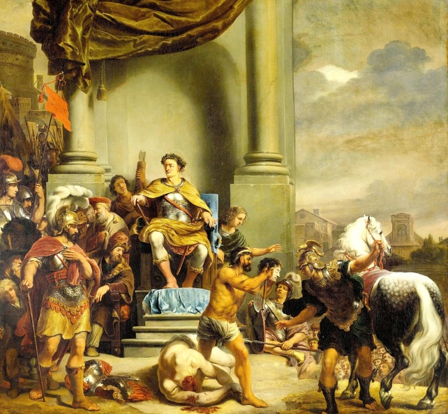 BOL FERDINAND CONSUL TITUS MANLIUS TORQUATUS BEHEADS HIS SON FOR VIOLATION OF ORDER 1669 RIJK