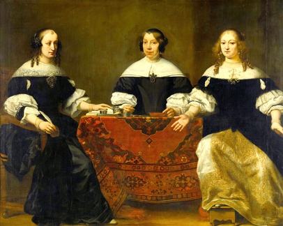BOL FERDINAND PRT OF THREE REGENT LEPROSARIUM IN AMSTERDAM 1668 RIJK