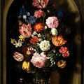 BOSSCHAERT AMBROSIUS ELDER STILLIFE BOUQUET OF FLOWERS IN STONE NICHE 1618