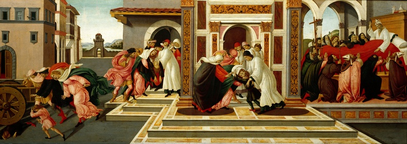 BOTTICELLI SANDRO LAST MIRACLE AND DEATH OF ST. ZENOBIUS GOOGLE