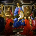 BOTTICELLI SANDRO MADONNA AND CHILD WITH SIX SST. 01