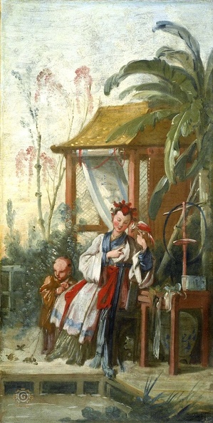 BOUCHER FRANCOIS CHINESE GARDEN 1742