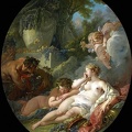 BOUCHER FRANCOIS SLEEPING BACCHANTES SURPRISED BY SATYRS