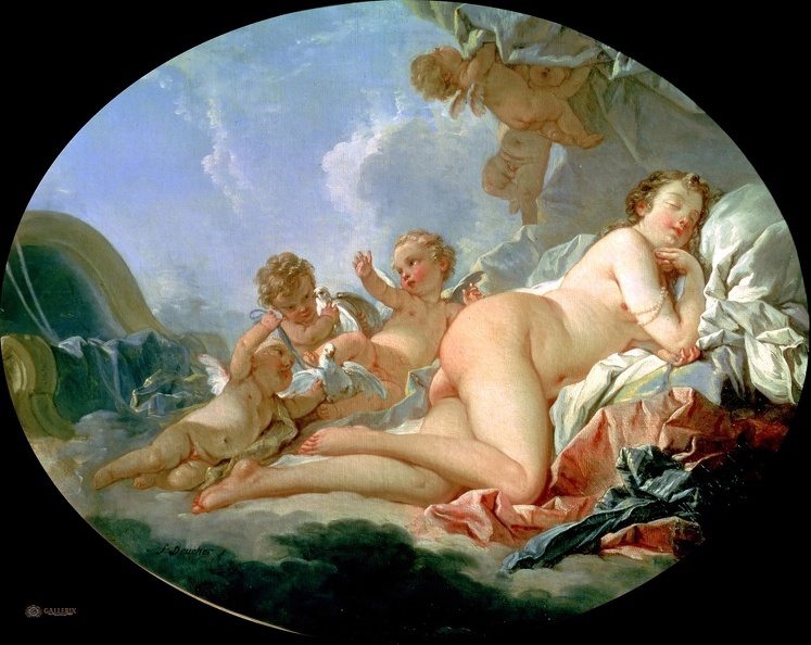 BOUCHER FRANCOIS SLEEPING VENUS