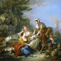 BOUCHER FRANCOIS FORTUNE TELLER 1757