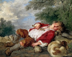 BOUCHER FRANCOIS SLEEPING SHEPHERDESS