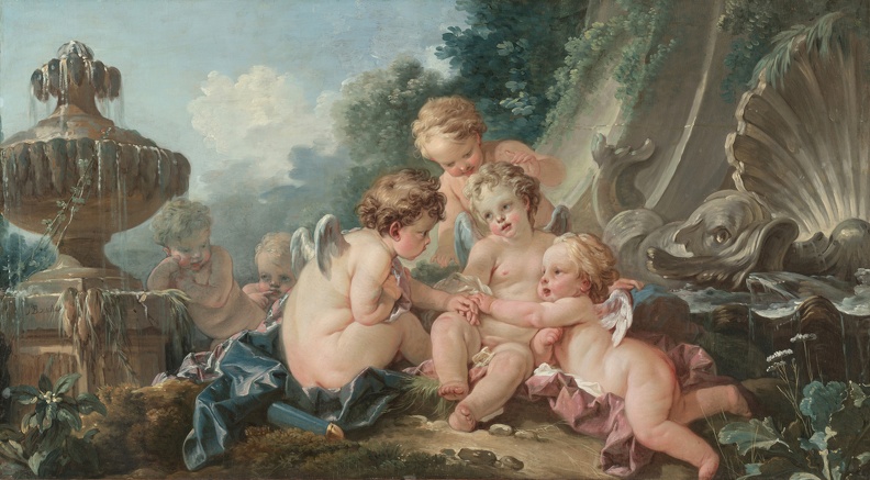 BOUCHER FRANCOIS CUPIDS IN CONSPIRACY CLEVE