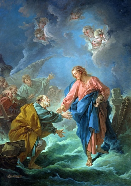 BOUCHER FRANCOIS ST. PETER INVITED TO WALK ON WATER