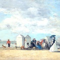 BOUDIN EUGENE BEACH SCENE 1862 N G A