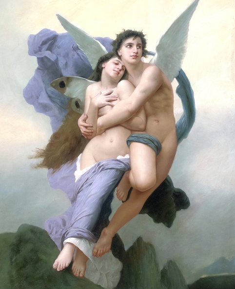 BOUGUEREAU W. AD. ABDUCTION OF PSYCHE 1895 PRIVATE
