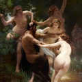 BOUGUEREAU W. AD. NYMPHS AND SATYR 1873