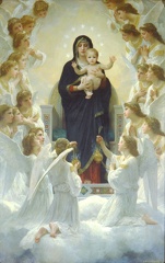 BOUGUEREAU W. AD. VIRGIN WITH ANGELS