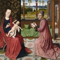BOUTS DIERIC ELDER ST. LUKE DRAWING VIRGIN AND CHILD C1440 1475
