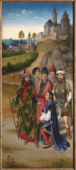 BOUTS DIERIC ELDER TRIPTYCH MARTYRDOM OF ST. HIPPOLYTUS 1468 1475 RIGHT