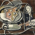 BRAQUE GEORGES STILLIFE GLASS AND DISH 1931 SOTHEBY