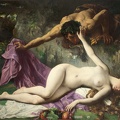 CABANEL ALEXANDRE NYMPH SURPRISED BY SATYR 1875