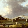 CANAL GIOVANNI ANTONIO DULWICHVIEW WALTON BRIDGE 1854 DULWICH