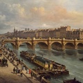 CANELLA GIUSEPPE LE PONT NEUF ET LA CITE PARIS 1832 CARNA
